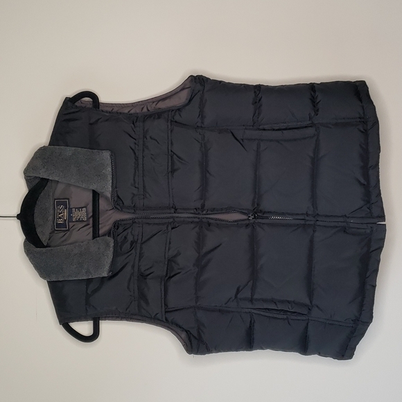 Bass Jackets & Coats Bass Down Puffer Vest Black Medium Pockets